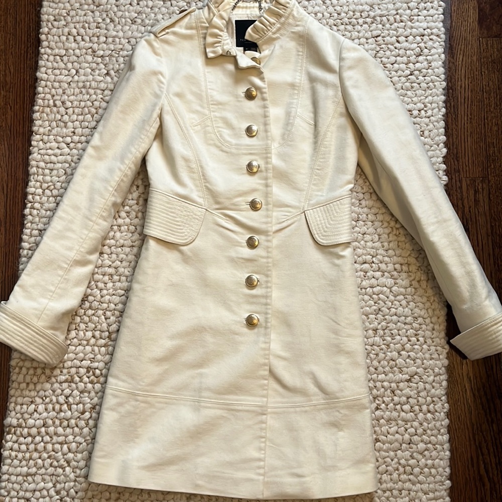 Ted Baker | Cream Coat | Size 2 Small